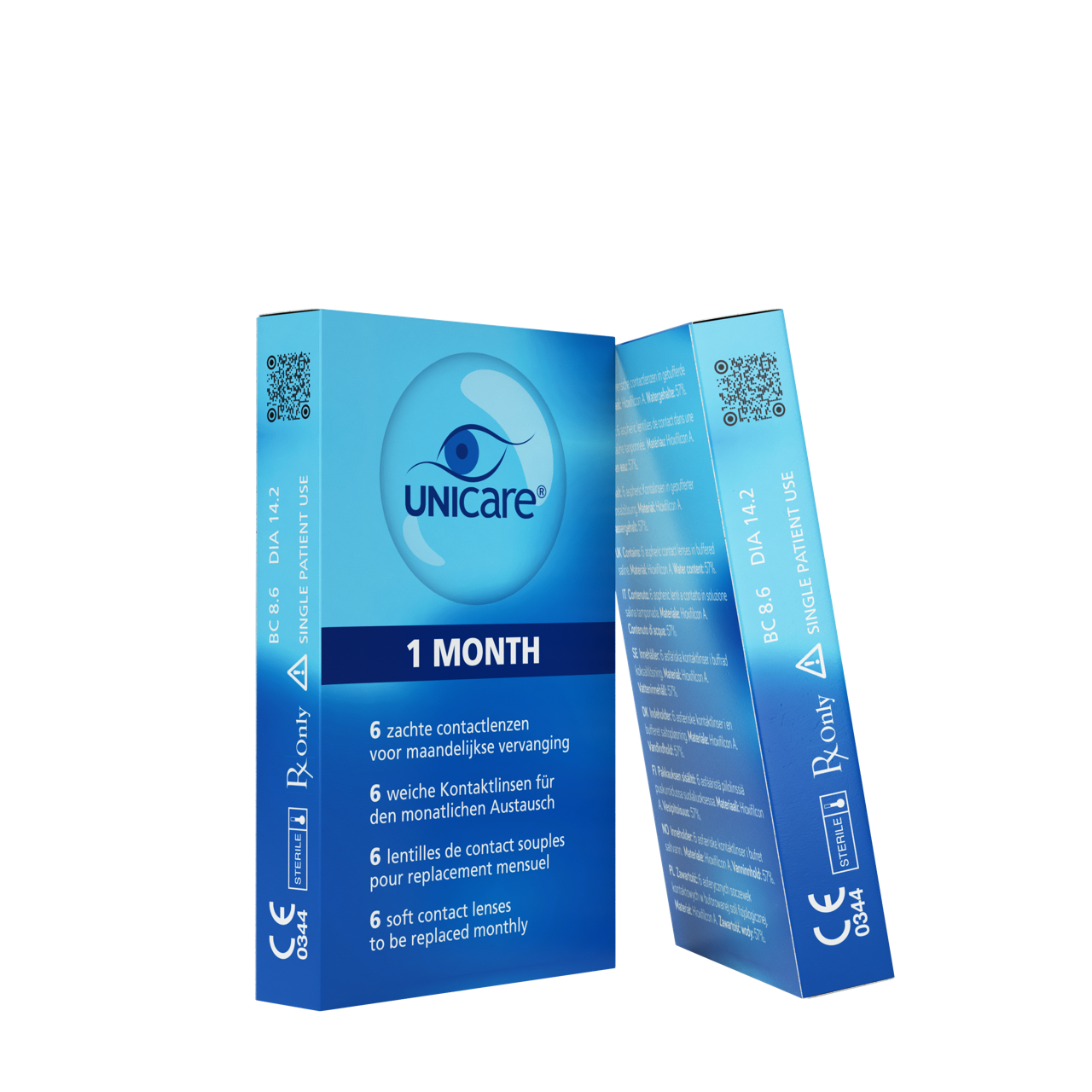 Maandlenzen 6 stuks per oog