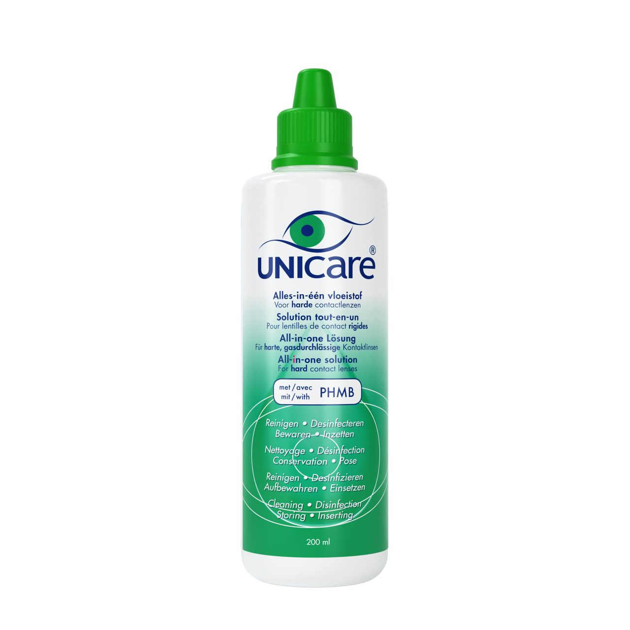 Unicare - All-in-one lens solution for hard contact lenses - 240ml