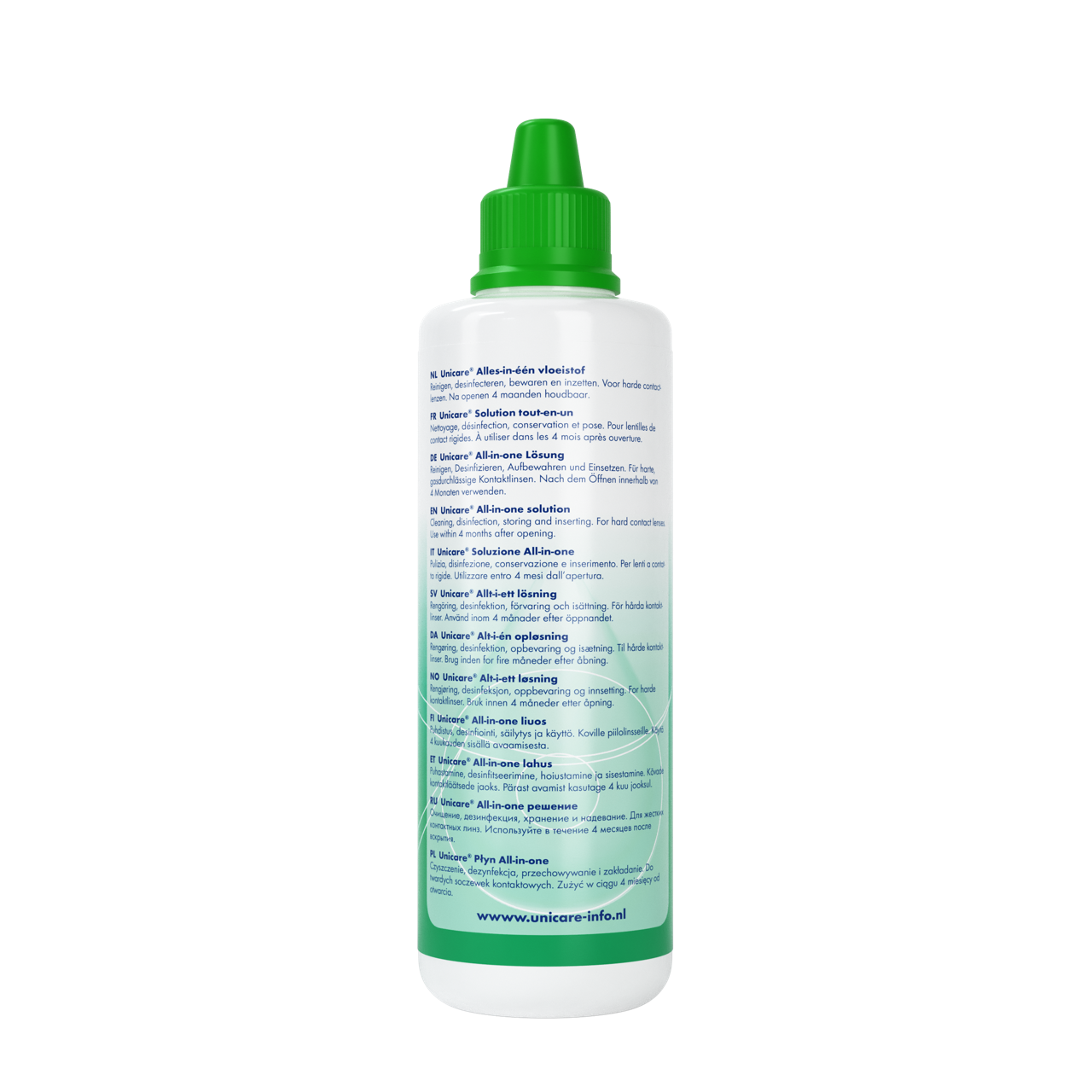 Unicare - All-in-one lens solution for hard contact lenses - 240ml