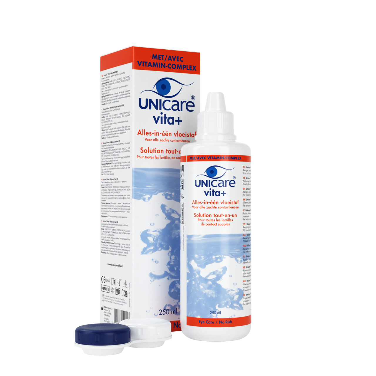 Unicare Vita+ All in One Lens Solution - 240 ml - incl. lens case