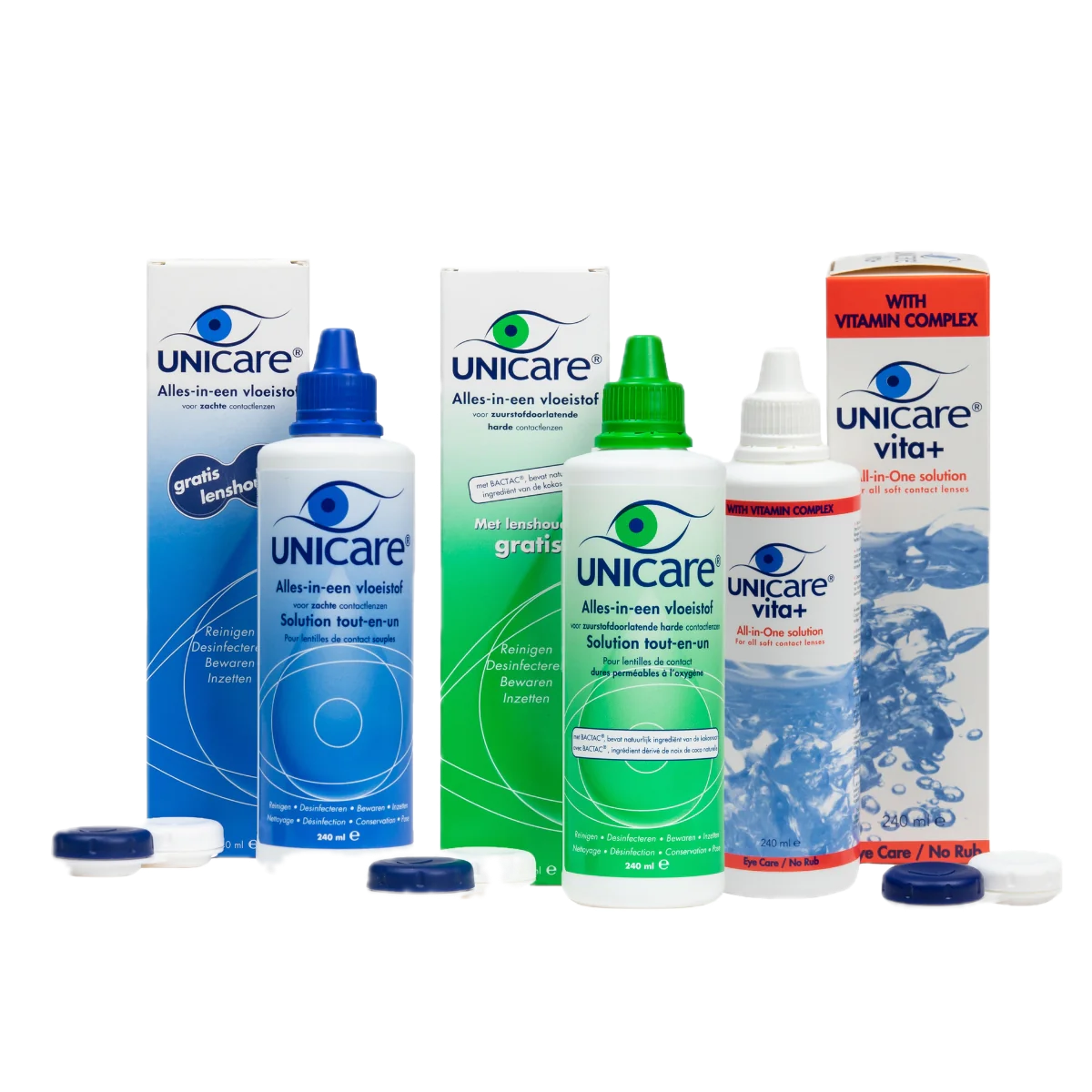 Unicare Lenzenvloeistof – Voor Harde en zachte lenzen – Unicare website