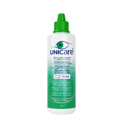 Unicare - All-in-one lens solution for hard contact lenses - 240ml