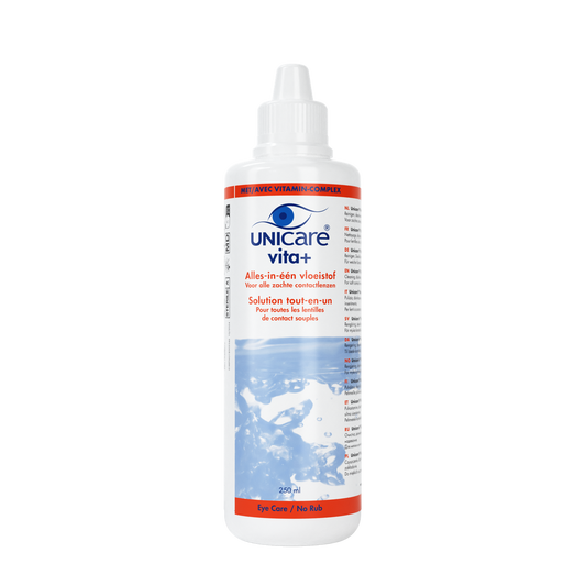Unicare Vita+ Alles in Één Lenzenvloeistof - 250 ml - incl. lenzendoosje