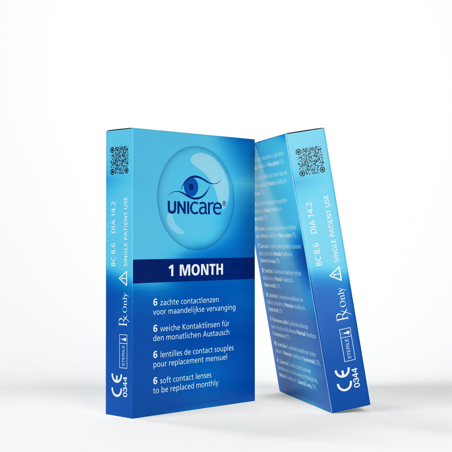 Maandlenzen 6 stuks per oog