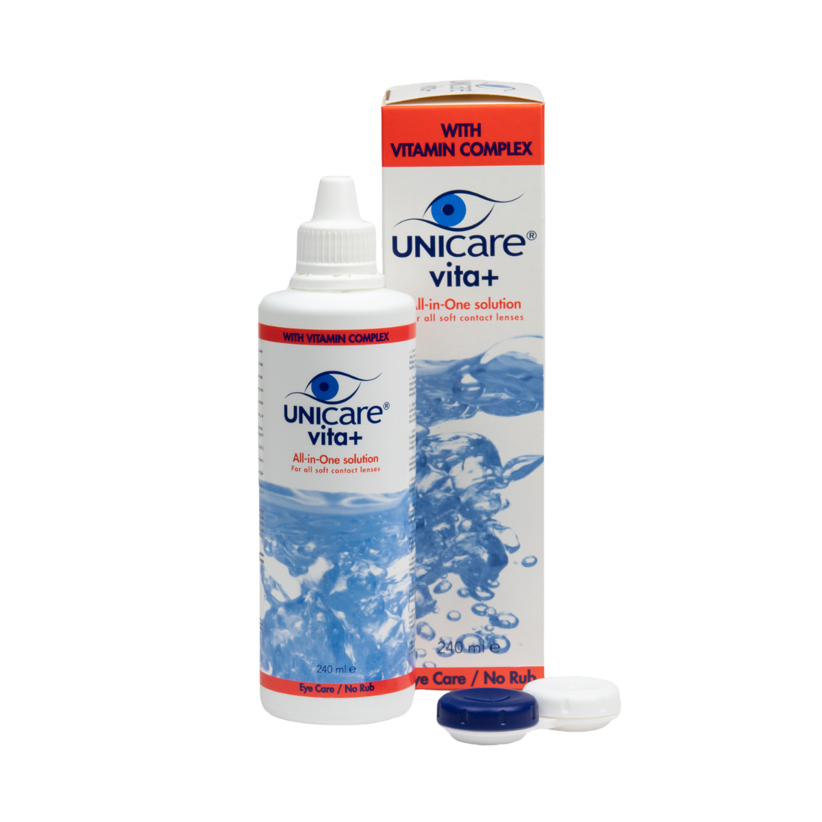 Unicare Vita+ Alles in Één Lenzenvloeistof - 240 ml - incl. lenzendoosje