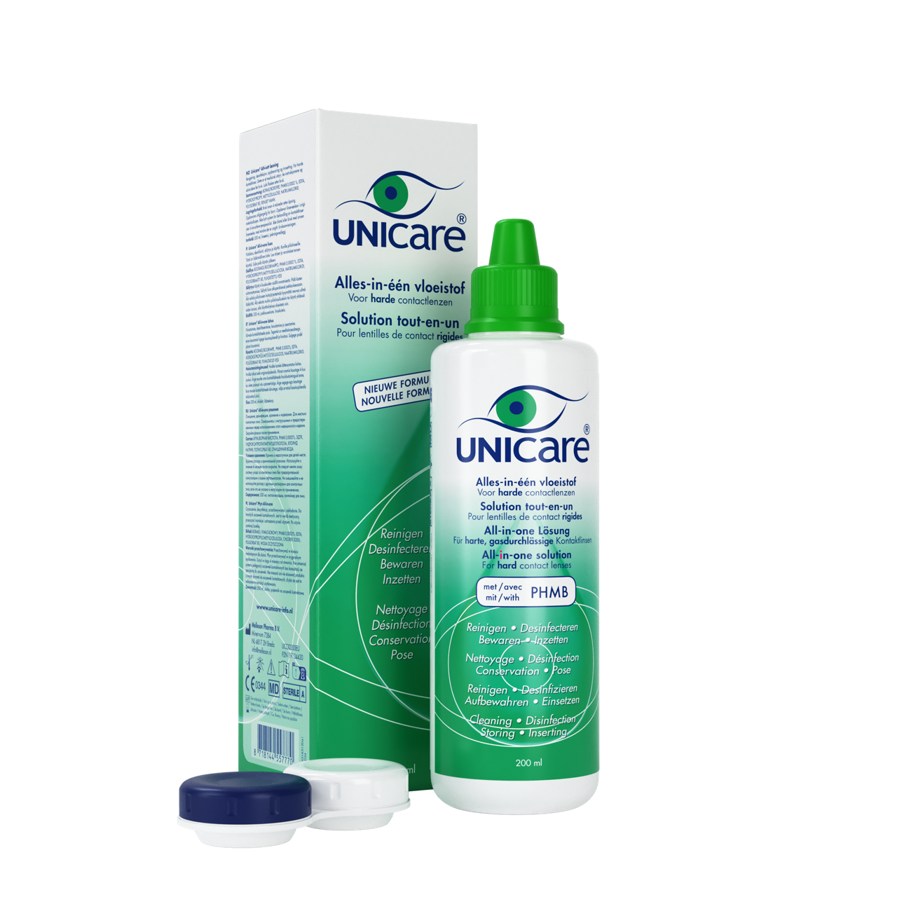 Unicare - All-in-one lens solution for hard contact lenses - 240ml