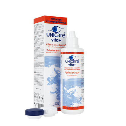 Unicare Vita+ All in One Lens Solution - 240 ml - incl. lens case 