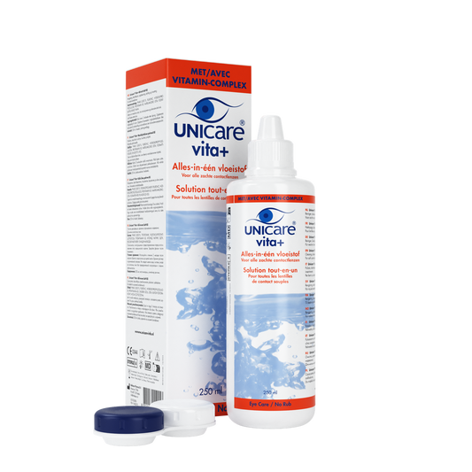 Unicare Vita+ Alles in Één Lenzenvloeistof - 250 ml - incl. lenzendoosje